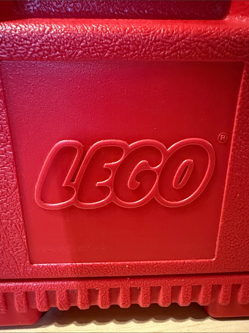 Vintage 80’s Lego Red Textured Storage Case